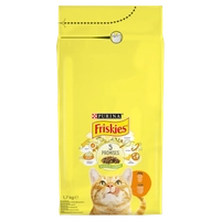 PURINA Friskies Karma dla kotów z kurczakiem i z warzywami 1,7kg /Opakowanie uszkodzone (7010, 8465) !!!