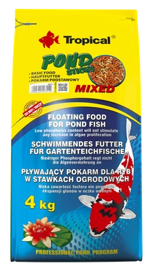 TROPICAL Pond Sticks Mixed 4kg / Opakowanie uszkodzone (4747,5332,13) !!!