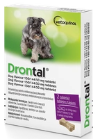 VETOQUINOL Drontal - Dog Flavour Tabletki Dla Psów 2tabl. (kostki)