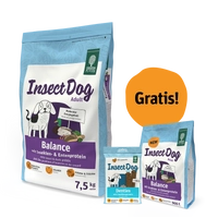 GREEN PETFOOD InsectDog Balance 7,5kg + 900g & Denties 180g GRATIS!!