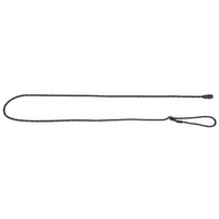 KERBL Smycz sznurkowa GoLeyGo, z Adapterem,czarna, 12mm x 140-200cm,M,max.15kg