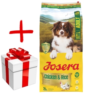 JOSERA Chicken&Rice 12,5kg + NIESPODZIANKA DLA PSA GRATIS!