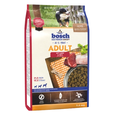  Bosch Adult Lamb & Rice, jagnięcina i ryż (nowa receptura) 3kg 