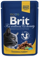 BRIT Cat KURCZAK i INDYK 100g