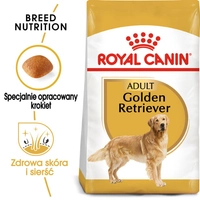 ROYAL CANIN Golden Retriever Adult 12kg karma sucha dla psów dorosłych rasy golden retriever / Opakowanie uszkodzone (837,838