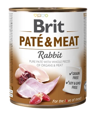 BRIT PATE & MEAT RABBIT 800g