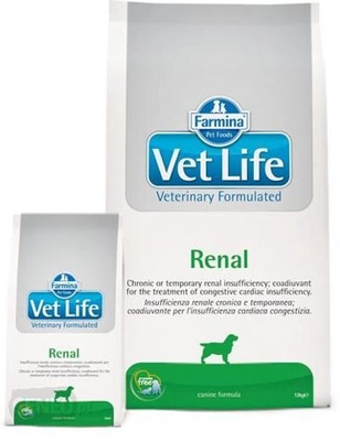 FARMINA Vet Life Dog Renal 12kg//Opakowanie uszkodzone (7470)!!!