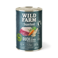WILD FARM Superfood Duck 400g bezzbożowa karma dla psa