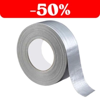 Taśma klejąca naprawcza srebrna mocna ok 20m