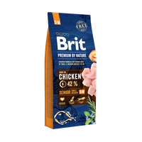 BRIT Premium By Nature Senior S+M 15 kg    Opakowanie uszkodzone (1307,1318,2302,2458) !!!!
