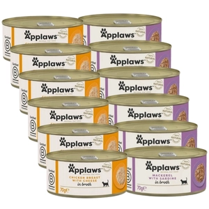 Applaws Cat Mix Smaków 12x70g PUSZKA