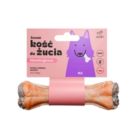 AZANKI Kość do żucia ze skóry jelenia końskiej - M/L 17cm10 cm