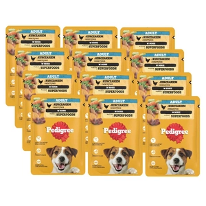 PEDIGREE Adult saszetka 12x100g - mokra karma dla psów z kurczakiem i warzywami w sosie