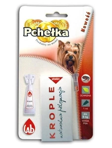 PCHEŁKA krople przeciw ektopasożytom dla psa 1,0 ml