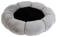 UNIQ PETS legowisko dla zwierząt okrągłe FLOWER szare S 36x36x8 cm 