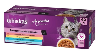 WHISKAS Adult saszetki Aromatyczna Mieszanka 40 x 85 g - mokra karma dla kota 