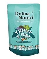 DOLINA NOTECI Superfood pstrąg i tuńczyk saszetka 85g