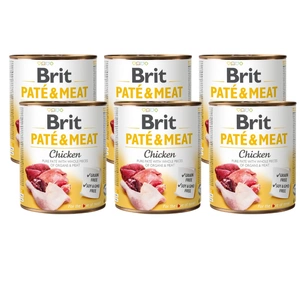 BRIT PATE & MEAT CHICKEN 6x800g