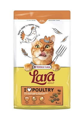 VERSELE-LAGA Lara Adult Turkey & Chicken 7kg - karma dla kotów dorosłych z indykiem i kurczakiem