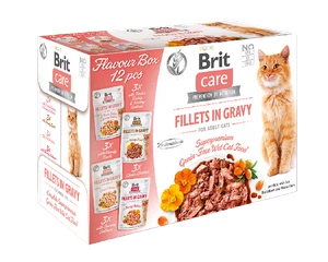 BRIT CARE Cat Fillets in Gravy mix 12x85g