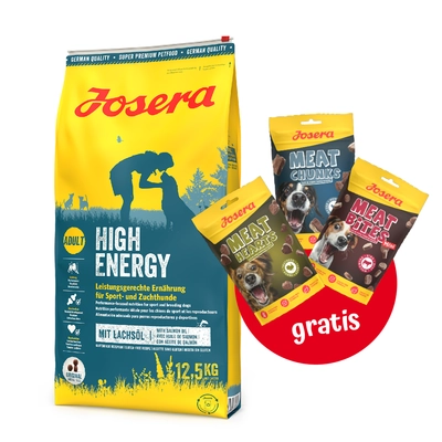 JOSERA High Energy 12,5kg + 3x Mix Treats GRATIS!!