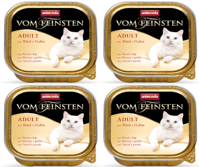 ANIMONDA Cat Vom Feinsten adult cat smak: wołowina + kurczak 32x100g