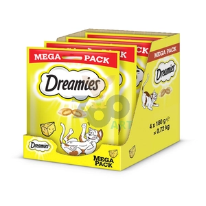DREAMIES Mega Pack 4x180g - przysmak dla kota z pysznym serem