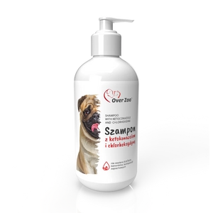 OVER ZOO Szampon z ketokonazolem chlorheksydyną 250ml