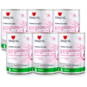 Disugual Karma mokra dla psa Weterynaryjna HYPOALLERGENIC Królik (dorosły) 6x400g