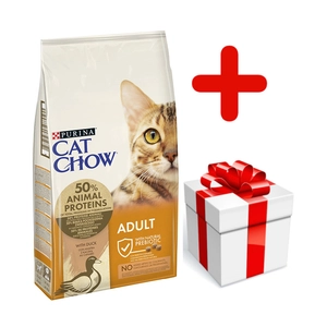 PURINA Cat Chow Adult Duck 15kg + niespodzianka dla kota GRATIS!