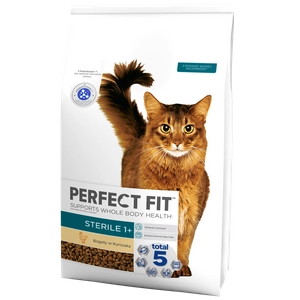 Perfect Fit™ - sucha karma pełnoporcjowa dla dorosłych kotów po zabiegu kastracji, bogata w kurczaka 7kg / Opakowanie uszkodzone (3717) !!!