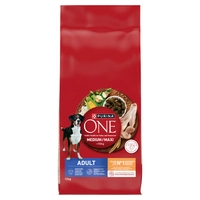 PURINA ONE Adult Medium/Maxi Karma dla dorosłych psów bogata w kurczaka z ryżem 12 kg