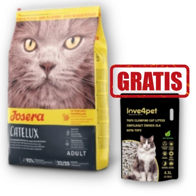JOSERA Catelux 10kg + Żwirek GRATIS!!