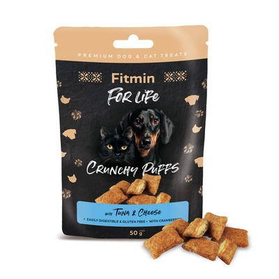 Fitmin For Life Ciastka dla psów i kotów z tuńczykiem i serem 50g 