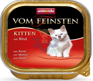 ANIMONDA Vom Feinsten Kitten smak: z wołowiną 100g