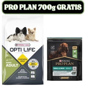 VERSELE-LAGA Opti Life Adult Mini 7,5kg - z kurczakiem - dla małych ras