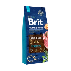 BRIT Premium By Nature Sensitive Lamb 15kg / Opakowanie uszkodzone (2876,2880,2853)
