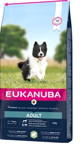 EUKANUBA Adult Small&Medium Breed Rich In Lamb & Rice 12kg / Opakowanie uszkodzone (2754) !!!