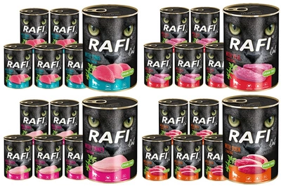 DOLINA NOTECI RAFI Cat Adult Mix smaków 24x400g