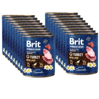 Brit Premium by Nature Turkey With Liver 18x800g