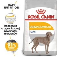 ROYAL CANIN CCN Maxi Dermacomfort 11kg karma sucha dla psów dorosłych, ras dużych, o wrażliwej skórze, skłonnej do podrażnień/Opakowanie uszkodzone (5254) !!!