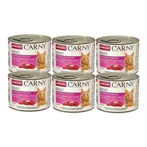 ANIMONDA Cat Carny Adult smak: multi koktajl mięsny 6 x 200g 