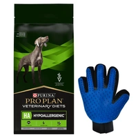 PRO PLAN Veterinary Diets  HA Hypoallergenic Karma sucha dla psa 11kg + Rękawica do czesania GRATIS!