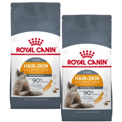 ROYAL CANIN Hair&Skin Care 2x4kg karma sucha dla kotów dorosłych, lśniąca sierść i zdrowa skóra