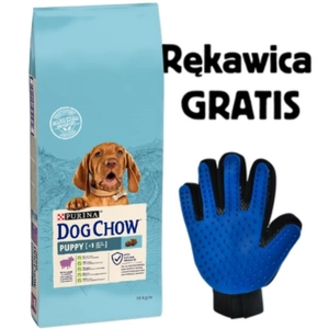 PURINA Dog Chow Puppy Lamb 14kg + Rękawica do czesania GRATIS!