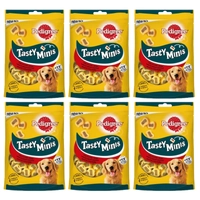 PEDIGREE Tasty Minis 6x155g - przysmak dla dorosłych psów, o smaku wołowiny i drobiu