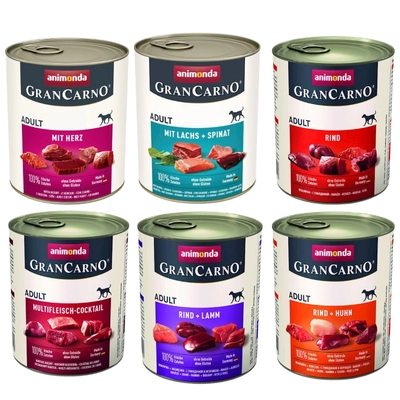 ANIMONDA Grancarno Adult Dog Mix Smaków 6x800g