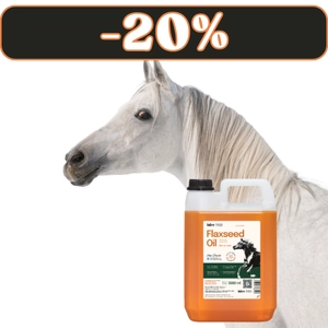 Lab-v Flaxseed Oil – 100% olej lniany tłoczony na zimno dla koni 5000 ml 