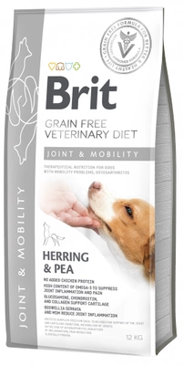 Brit gf veterinary diets dog Mobility 12kg / Opakowanie uszkodzone (3635) !!! 