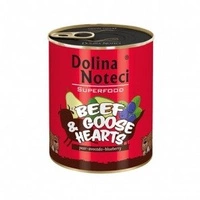 DOLINA NOTECI PREMIUM SUPERFOOD wołowina z sercami z gęsi 800g